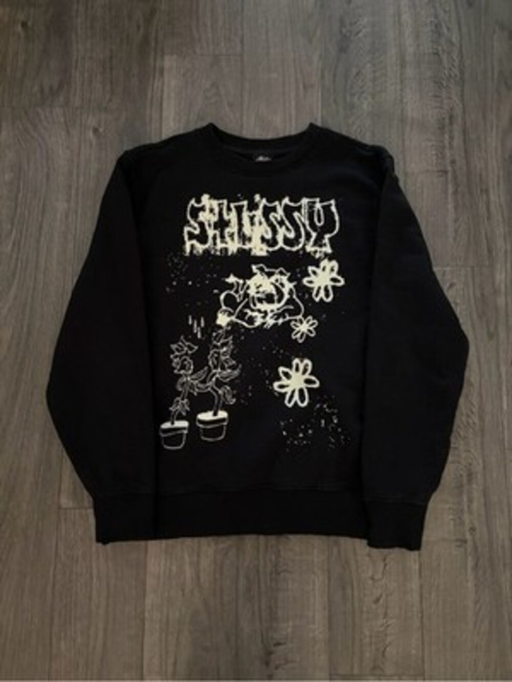 Stussy bad dreamsGraphic Crewneck Sweatshirt